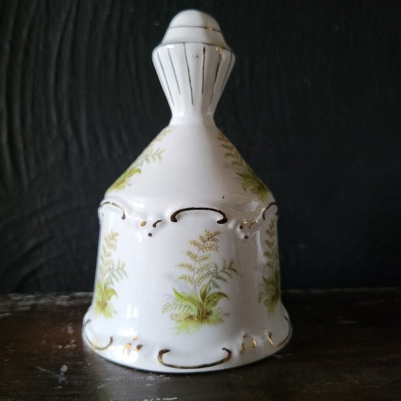 Vintage St. George Fine Bone China Bell Ferns Gold Trim, Plant Lover, Guest Room - Picture 3 of 7